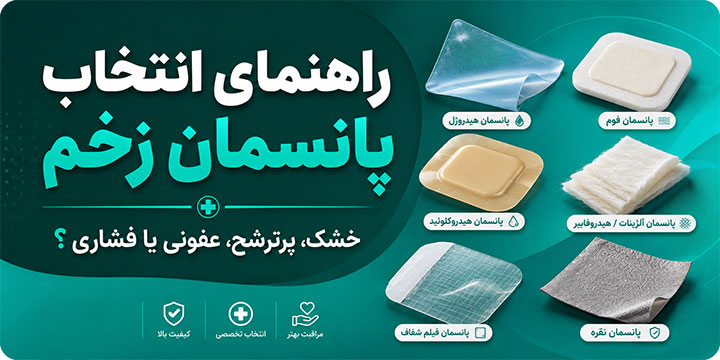 راهنمای جامع انواع پانسمان زخم و سوختگی در داروخانه سرمه دان